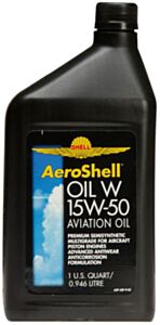 Shell AeroShell Oil W 15W50 12 x 1 QT (0.95L)